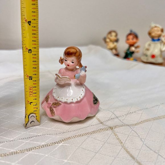 Vintage Josef Originals ON THE PHONE Housekeepers Series Ceramic Figurines - Picture 7 of 8